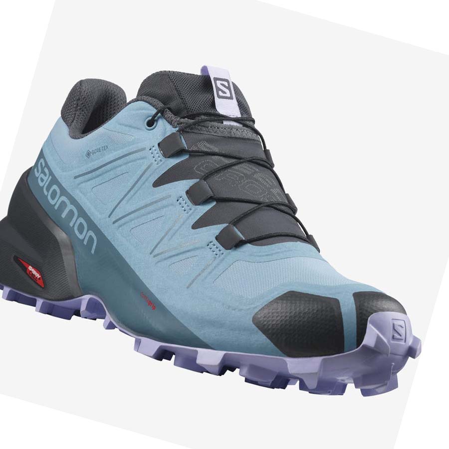 Salomon SPEEDCROSS 5 GORE-TEX Trail Futócipő Női Kék | HU 2867YXF